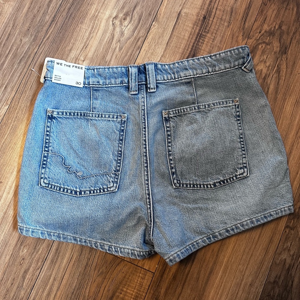 We The Free Blue Denim Shorts - Picture 6 of 6